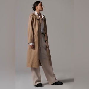 Everlane Gathered Drape Trench NWT